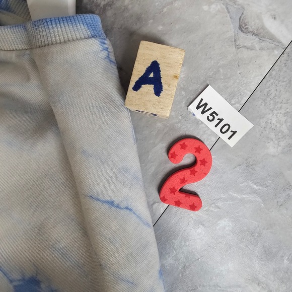 NIRVANA Tie Dye T Shirt Kids 14 White Blue Smiley Face Band Tee Grunge Y2K ZARA - Picture 8 of 8